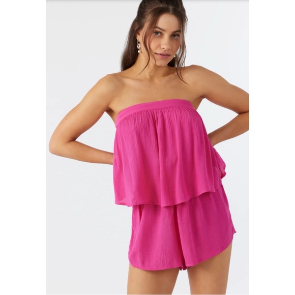 O’Neill Leila Strapless Romper - Picture 2 of 8